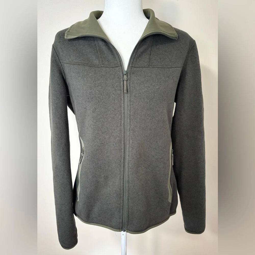 Arc’teryx Full Zip Forest Green Sweater Jacket - Picture 9 of 14
